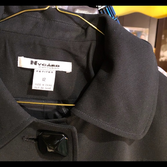 Ladies nygard black coat - Picture 7 of 8